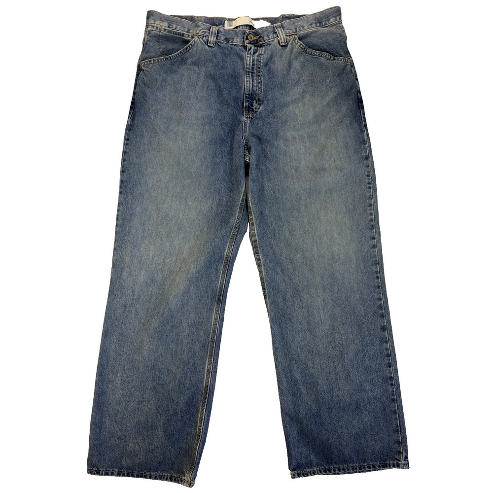 VTG Gap Men's 38X30 Worker Blue Jeans Wide Leg Urban Grunge Streetwear Y2K Baggy